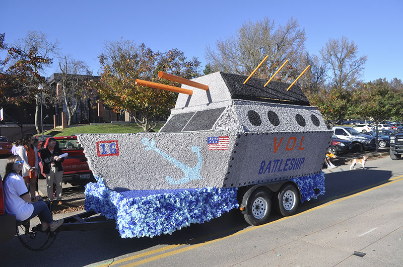Sigma Nu's float for Homecoming 2018 Sigma Nu's float for Homecoming 2018