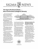 Alumni Newsletter October 2008 Alumni Newsletter October 2008