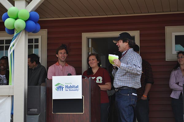 Sigma Nu UTK participate in the building of a Habitat for Humanity home for a Knoxville family 2011-03
