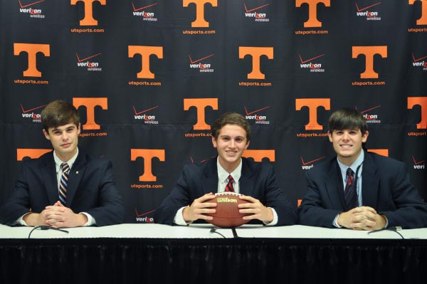 Sigma Nu UTK tours the locker rooms and luxury boxes at Neyland Stadium 2011-04