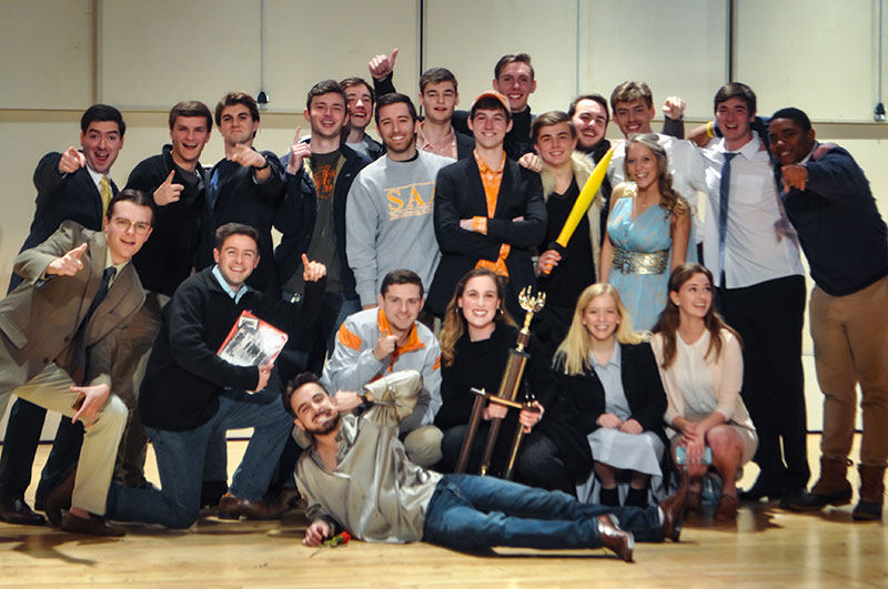 Alpha Omicron Pi and Sigma Nu UTK joined to win Carnicus 2018