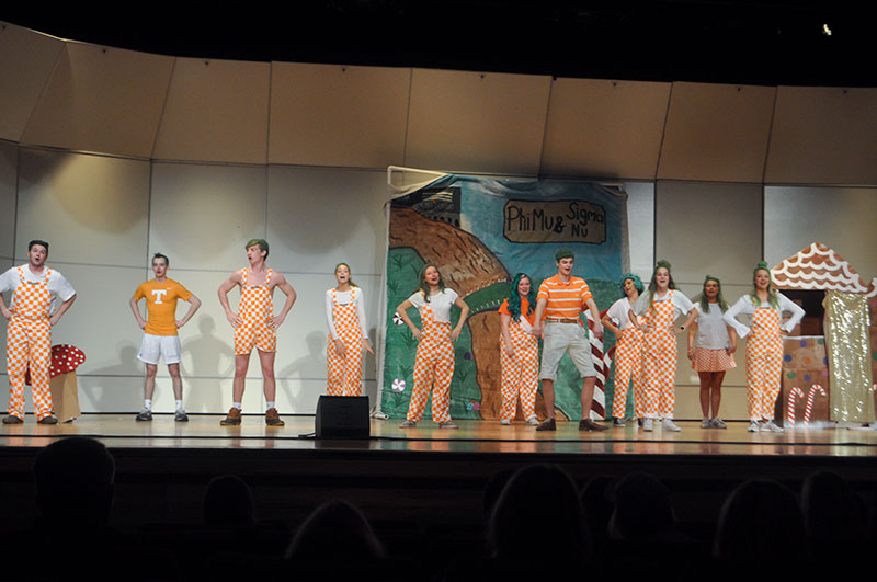 Chapter performing at Carnicus 2019 Sigma Nu UTK