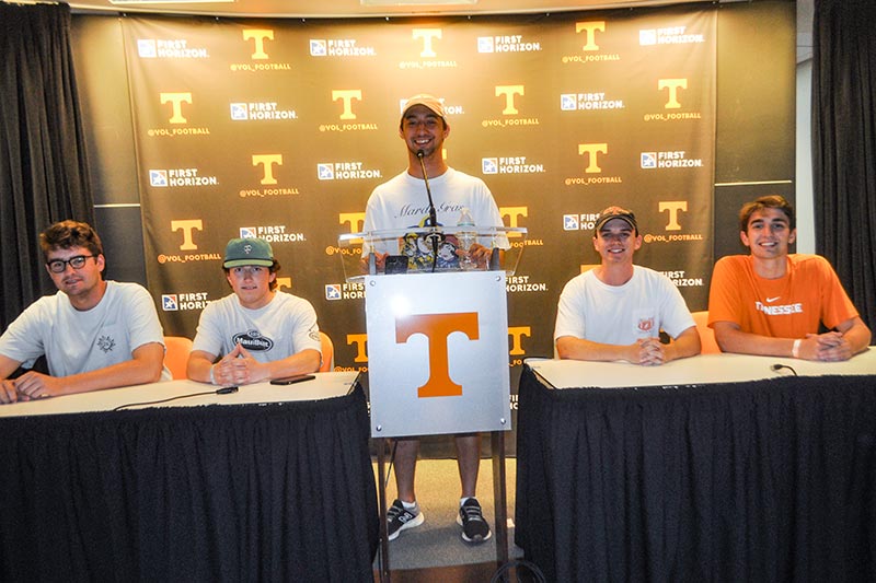 UTK Sigma Nu Chapter Visits Football Locker Room img-03